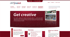Desktop Screenshot of kreatech.net
